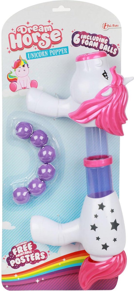 Dream Horse Unicorn Shielding Gun avec des boules en mousse