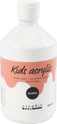 Creativ company peinture acrylique brillante, blanche, 500 ml 1 bouteille