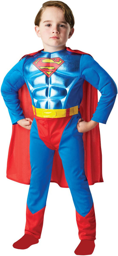 Rubis france - costume de superman de luxe - 134 140 (9-10 ans)