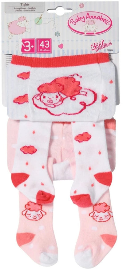 Collants Baby Annabell 43 cm, 1 x lot de 2