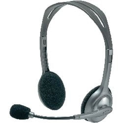 Logitech Logitech 981-000271 H110 Headset stéréo [3,5 mm,. Microphone, binaural, noir]