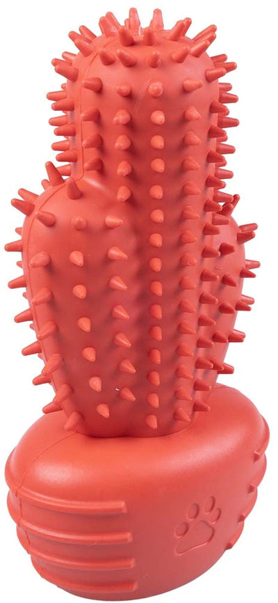 Duvo plus playtime jouet à mâcher griplay cactus pour chiens 18x9,5x6cm rouge