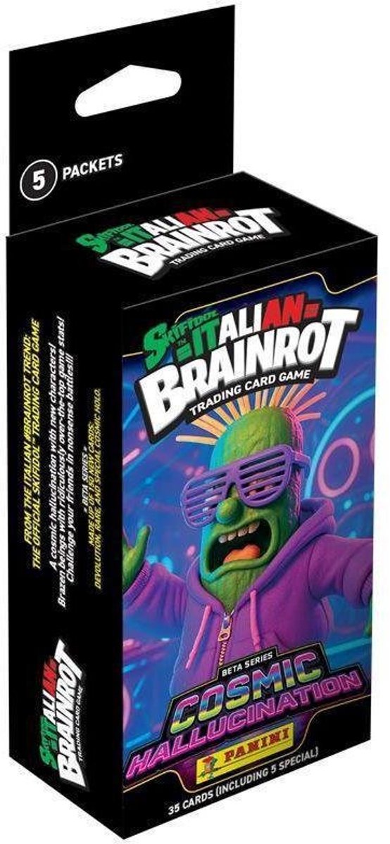 Panini s.p.a panini italien brainrot 2 blister 35 pièces