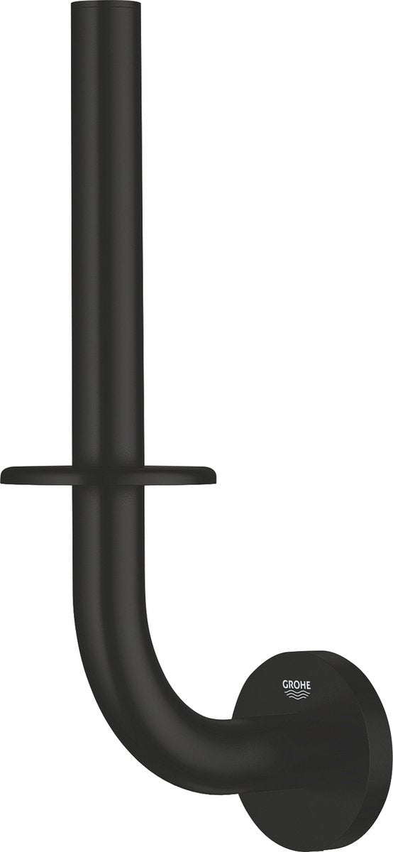 Grohe quickfix start porte-rouleau de papier toilette de rechange - noir mat