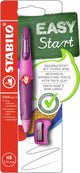 Stabilo easyergo 3.15 - porte-mine ergonomique - droitier - rechargeable - rose lilas - recharge crayon extra épaisse 3,15 mm