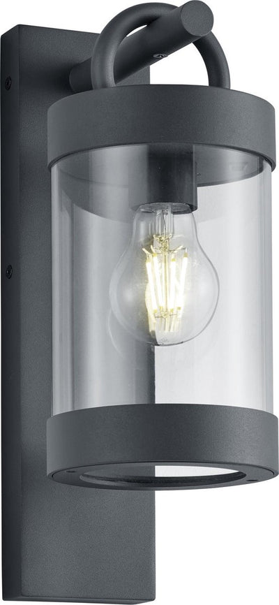 Trio sambesi - applique - anthracite - excl. 1x e27 4w - capteur crépusculaire - éclairage extérieur - ip44
