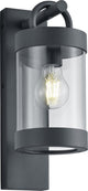 Trio sambesi - applique - anthracite - excl. 1x e27 4w - capteur crépusculaire - éclairage extérieur - ip44