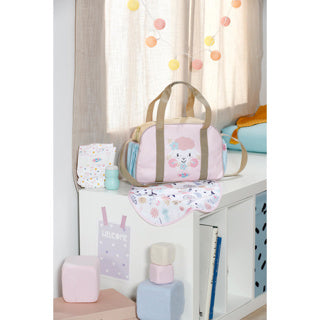 Fleur du sac à changement de bébé né