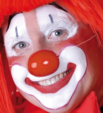 Boland nez de clown rouge sachet de 24 plastique