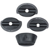 Anneaux de caoutchouc Basil Buddy - Ensemble de 4 - noir
