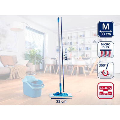 Leifheit Leifheit 55511 PowerClean Floor Essuieur M 33 avec 140 cm