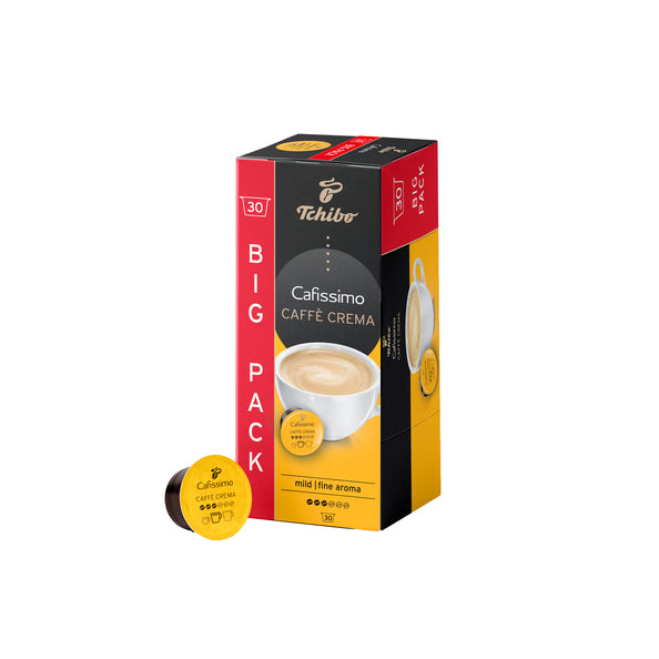 Tchibo cafissimo café crema pack doux (4x 30 pièces)