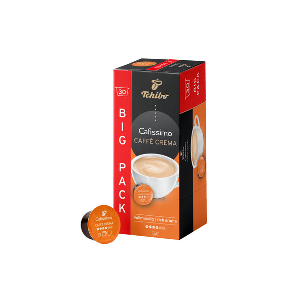 Tchibo cafissimo café crema pack complet (4x 30 pièces)