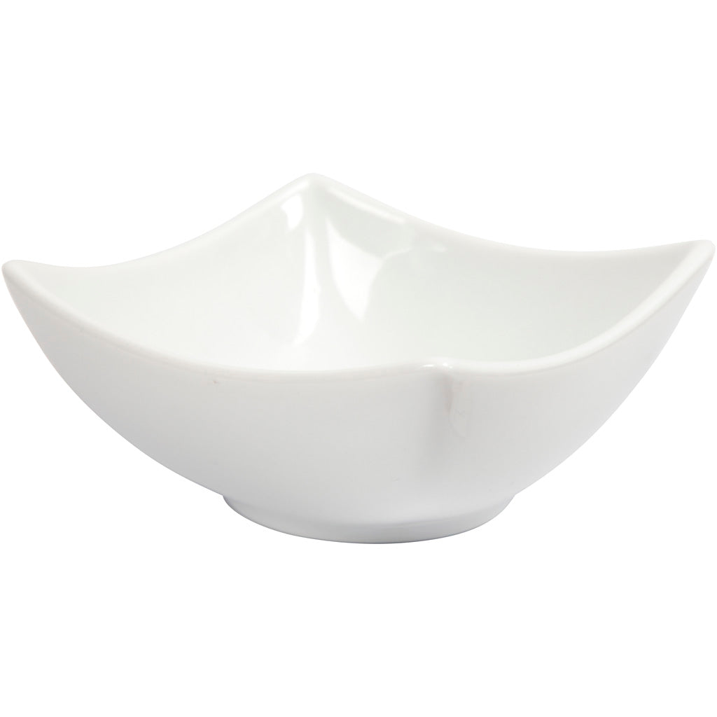 Bol Creativ company, h : 4,5 cm, d 10 cm, blanc, 2 pièces 1 boîte