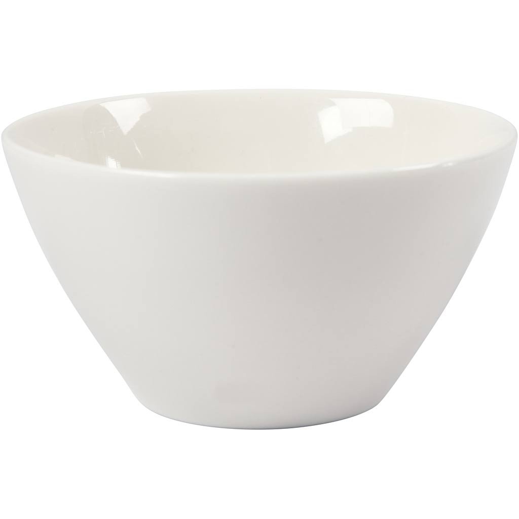 Bol à muesli Creativ company, h : 7 cm, d 12,5 cm, blanc, 20 pièces 1 boîte