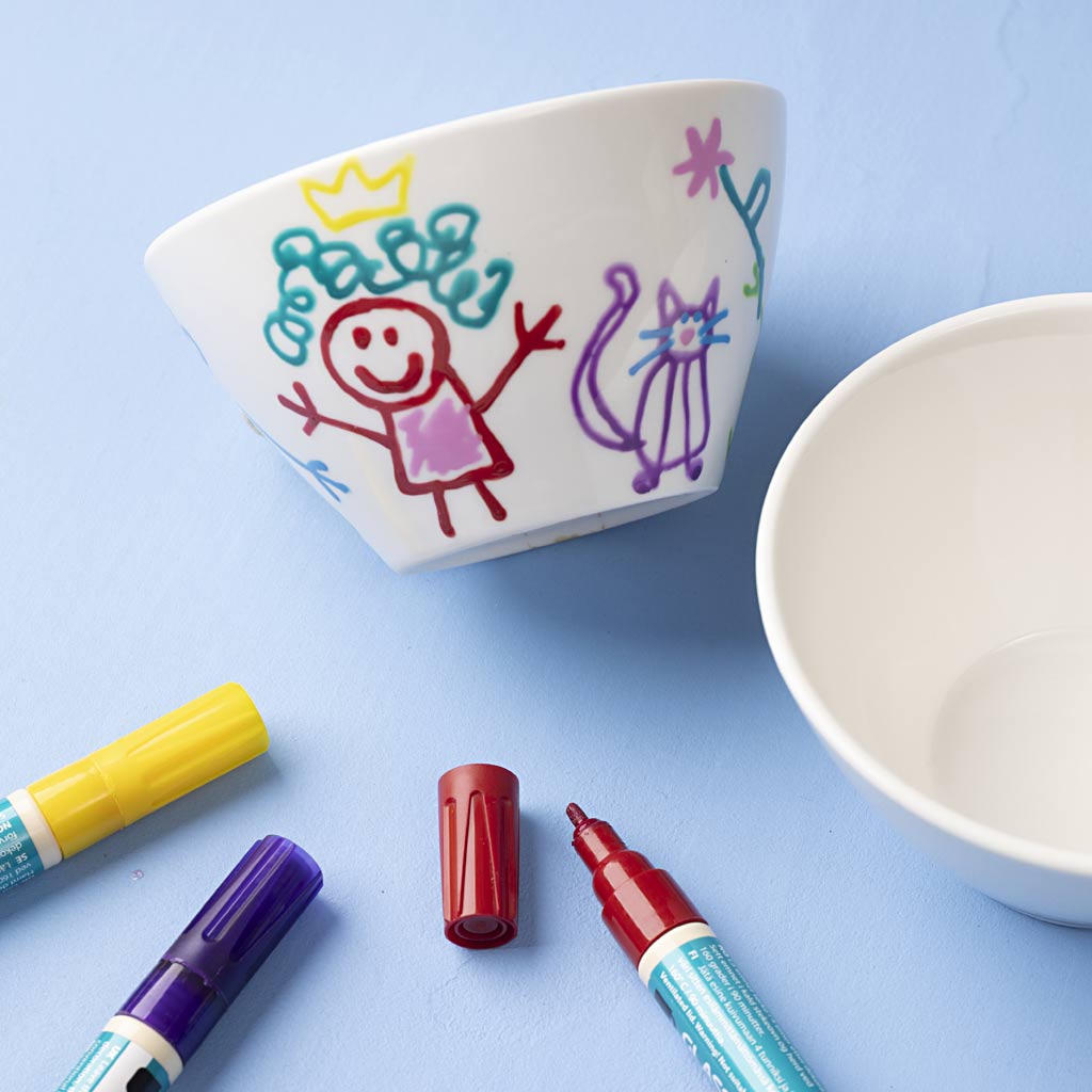 Bol à muesli Creativ company, h : 7 cm, d 12,5 cm, blanc, 20 pièces 1 boîte