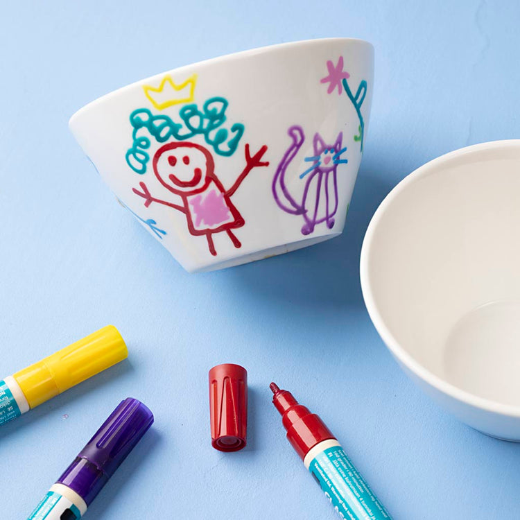 Bol à muesli Creativ company, h : 7 cm, d 12,5 cm, blanc, 20 pièces 1 boîte