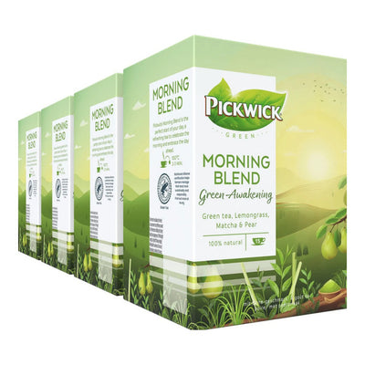 Pickwick Morning Blend Réveil vert - 4 x 15 pièces