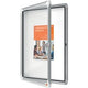 Vitrine d'extérieur nobo verre de sécurité 4x a4 59,5x67x4,5cm