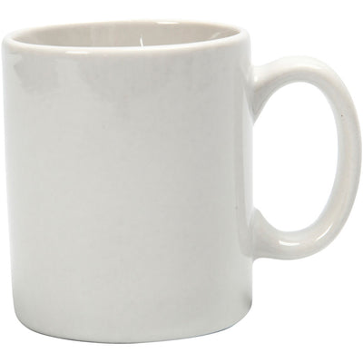 Tasses Creativ company, h: 7 cm, d 6 cm, 120 ml, blanc, 1 pièce