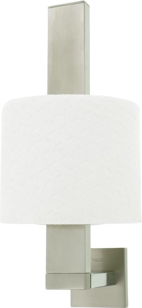 Porte-rouleau de rechange Tiger Items - acier inoxydable brossé