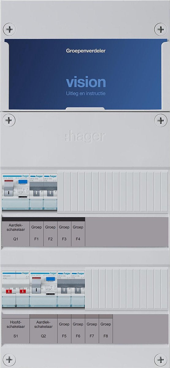 Armoire d'installation Hager Vision - vkg22e - e2xvx