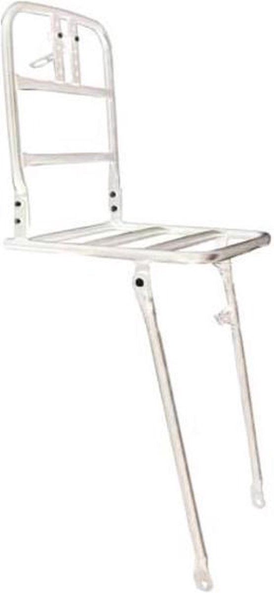 Support avant 20 aluminium blanc