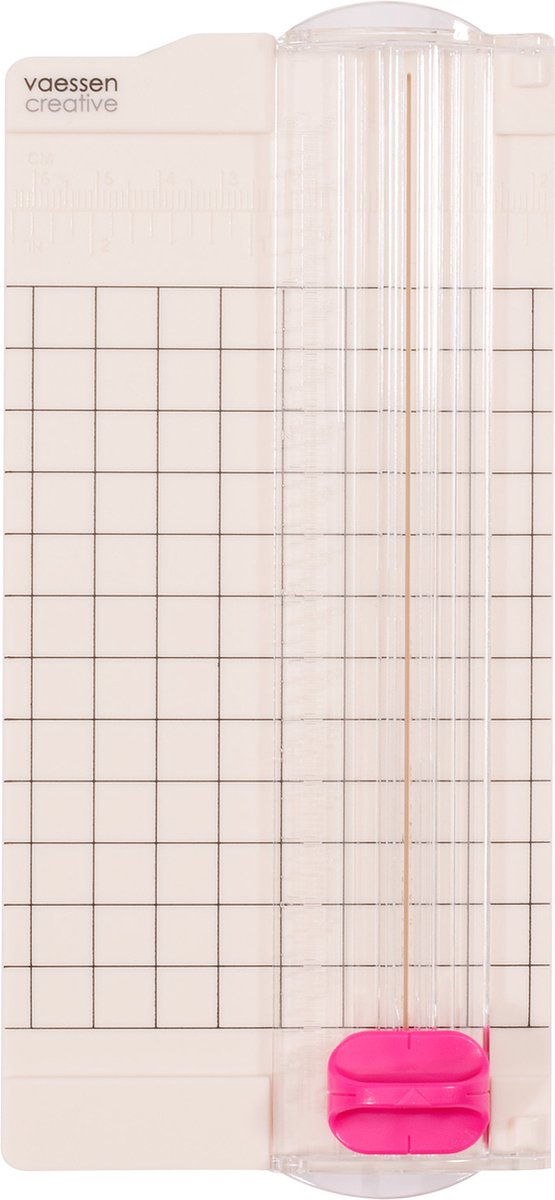 Vaessen creative • mini coupe-papier 15,3x6,5cm blanc cassé
