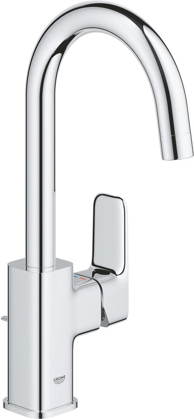 Mitigeur lavabo Grohe dice taille L - avec vidage - économie d'énergie(s) - bec orientable - chrome