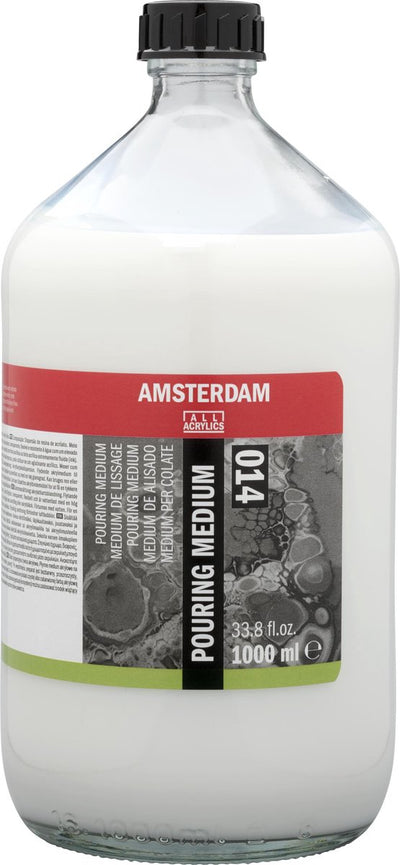 Amsterdam toutes acryliques amsterdam • médium pouring 014 bouteille 1000ml