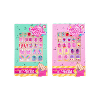 Créez-le ! ongles artificiels bonbons autocollants | 18 pièces