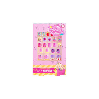 Créez-le ! ongles artificiels bonbons autocollants | 18 pièces