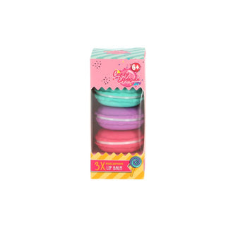 Créez-le ! baume à lèvres macaron bonbons en boîte | 6 pièces