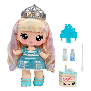 MGA Entertainment Yummiland Lipgloss Pop avec un gâteau d'anniversaire Callie pour animaux de compagnie