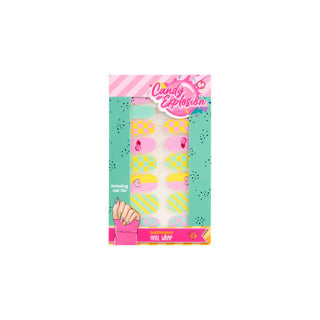 Canenco crée-le ! autocollants pour ongles artificiels explosion de bonbons