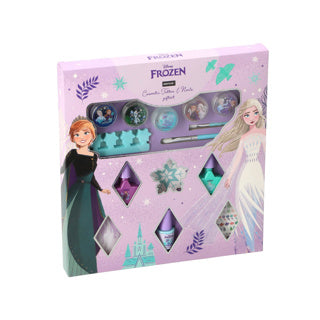 Coffret cadeau Disney La Reine des Neiges 13 pièces ongles de tatouage | 6 pièces