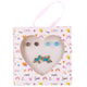 Set de boucles d'oreilles Happy love chevaux bleus 3 pièces