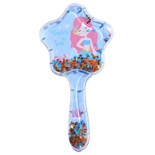 Brosse à cheveux avec paillettes | 9 pièces