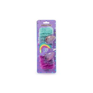 Bande de cheveux de maquillage de poupée de rêve Licorne | 6 pièces