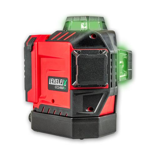 Laser lignes croisées cône Levelfix 3x360° 3d ccl460g ensemble vert