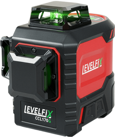 Levelfix base verte laser cône 3D 3x360° set incl. trépied, 2 piles