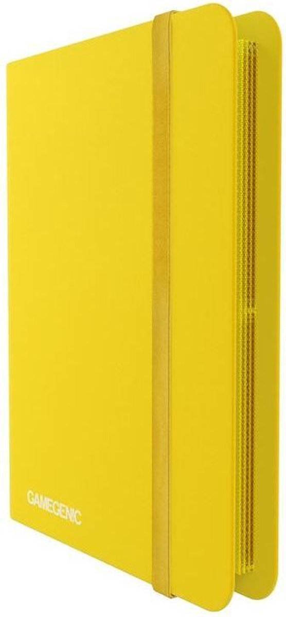 Dossier de cartes de collection Gamegenic 8 pochettes jaune - album de cartes à collectionner.