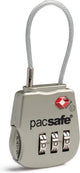 Pacsafe prosafe 800-tsa serrure à valise 3 chiffres-serrure de voyage-serrure à bagages-serrure à bagages usa-argent (argent)