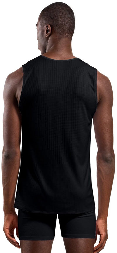 Odlo maillot de corps active light à col rond - homme - noir - m