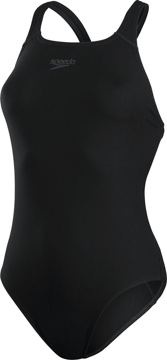 Maillot de bain de sport femme Speedo eco+ médaillé noir