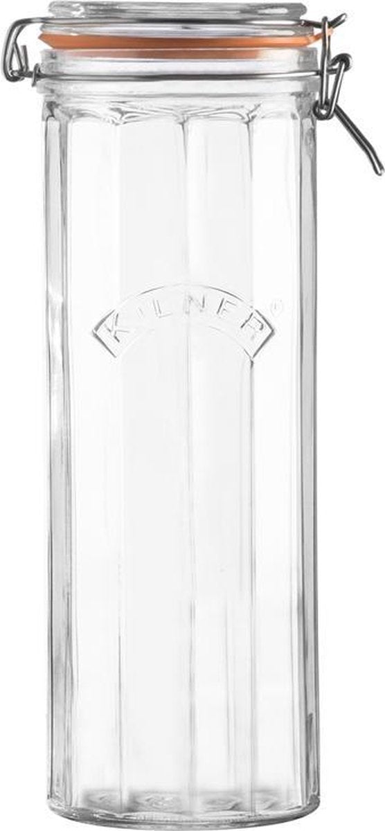 Kilner - pot à facettes - avec fermeture à support - 2,2l