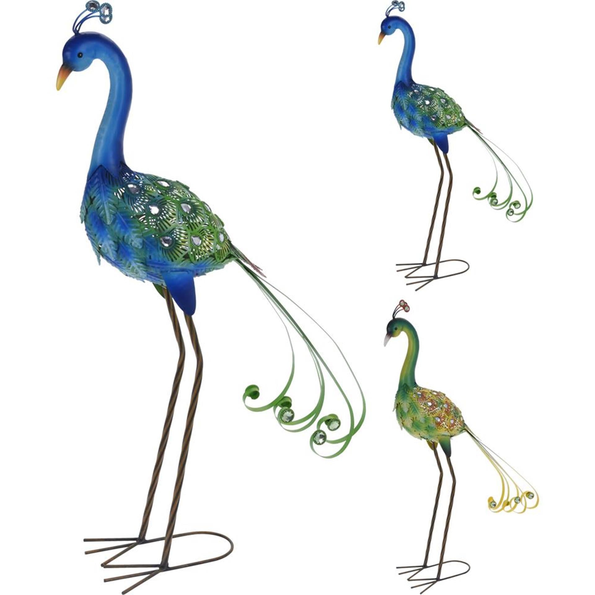 Pro jardin paon métal
