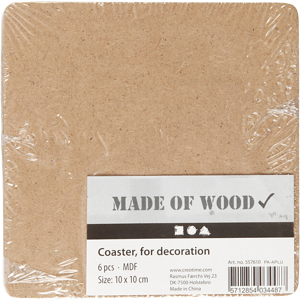 Coasters MDF, 6e.