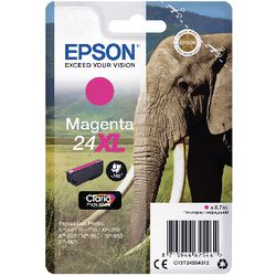 Cartouche d'encre epson ct13t24334012 24xl magenta