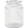 Pot en verre Creativ company, h : 14,5 cm, d 11 cm, taille du trou 7 cm, 6 pièces 1 boîte